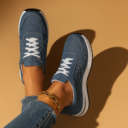 Orthopedische Denim Sneakers voor Comfortabele Voetondersteuning – Stijlvol & Duurzaam