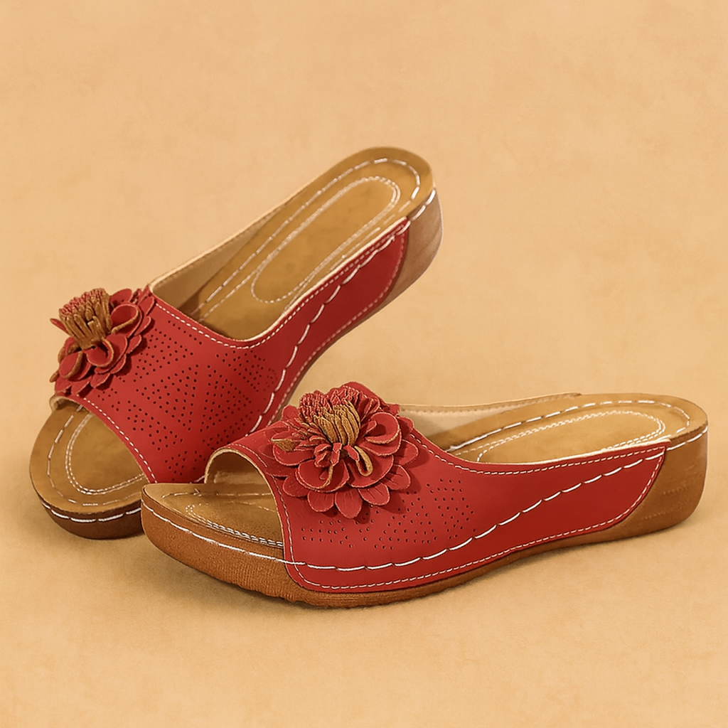 Orthopedische Sandalen met Bloemmotief voor Dames | Comfortabele en Ondersteunende Schoenen